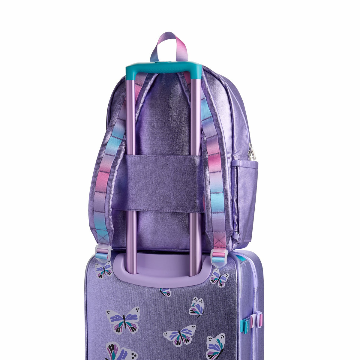 Logan Suitcase Metallic Butterfly / State Bags Deals