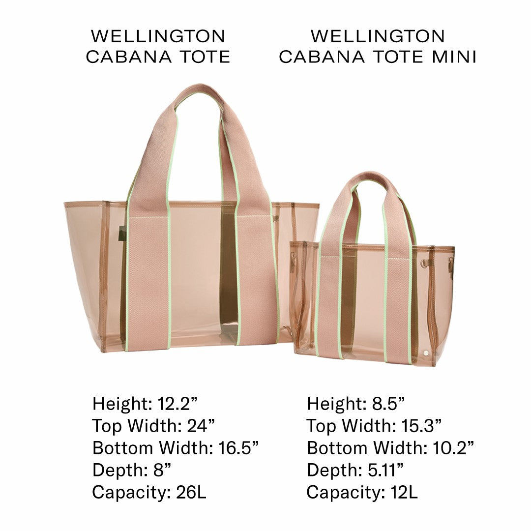 Wellington Cabana Tote TPU Black/Caramel / State Bags Exclusive