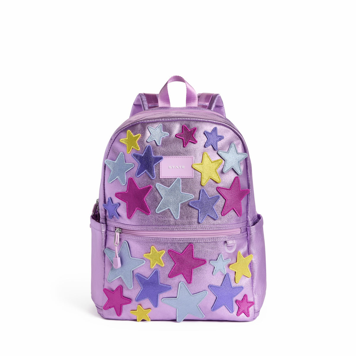 Kane Double Pocket Backpack Metallic 3D Stars / State Bags Premium