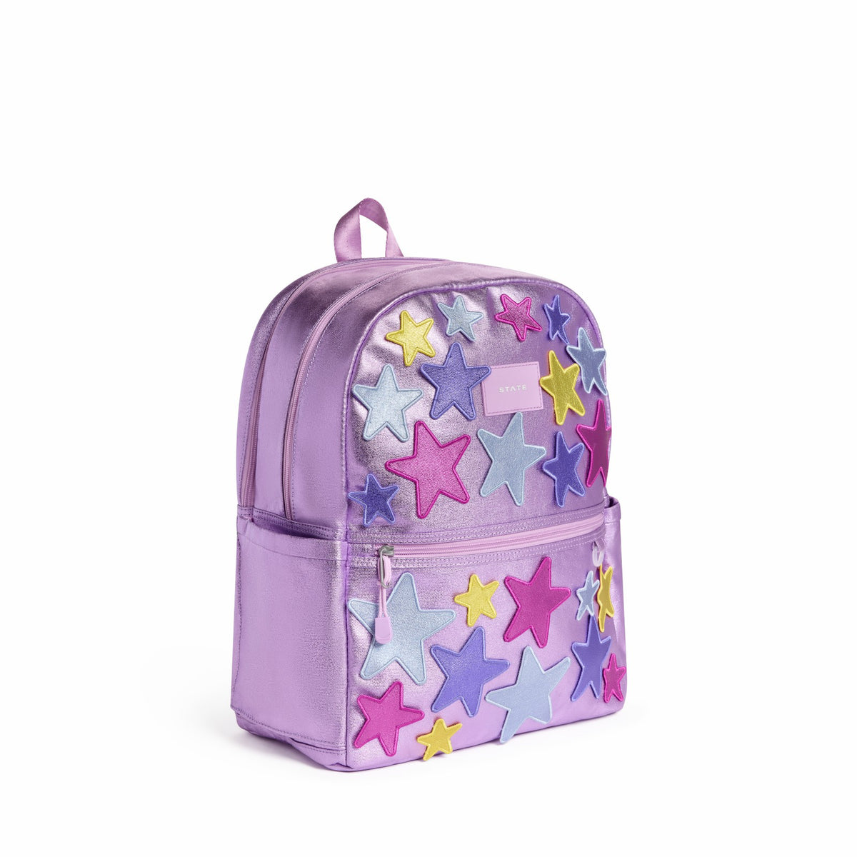Kane Double Pocket Backpack Metallic 3D Stars / State Bags Premium