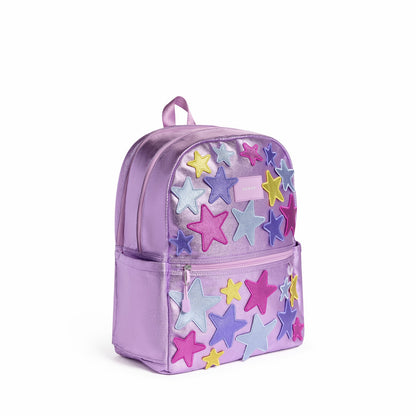 Kane Double Pocket Backpack Metallic 3D Stars / State Bags Premium