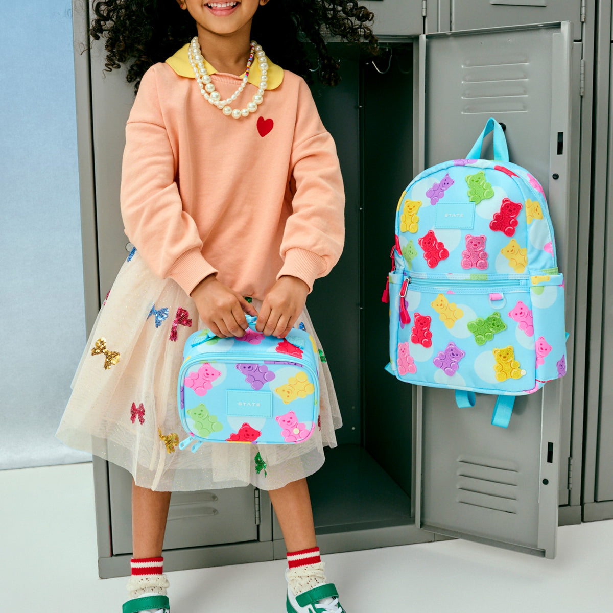 Kane Kids Mini Backpack Recycled Polycanvas Gummy Bears / State Bags Special Offer