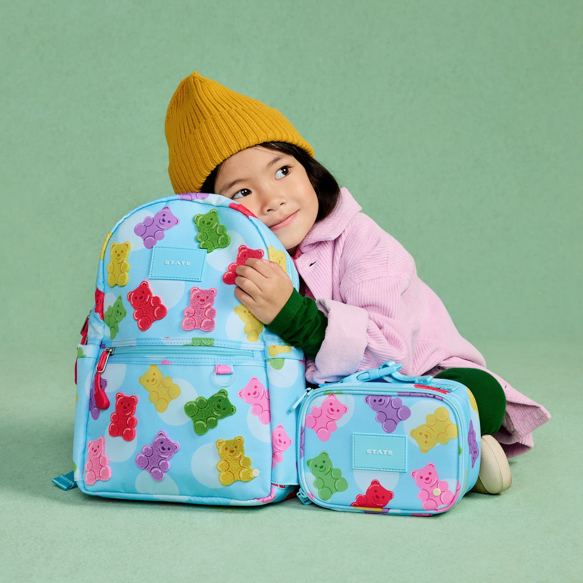 Kane Kids Mini Backpack Recycled Polycanvas Gummy Bears / State Bags Special Offer