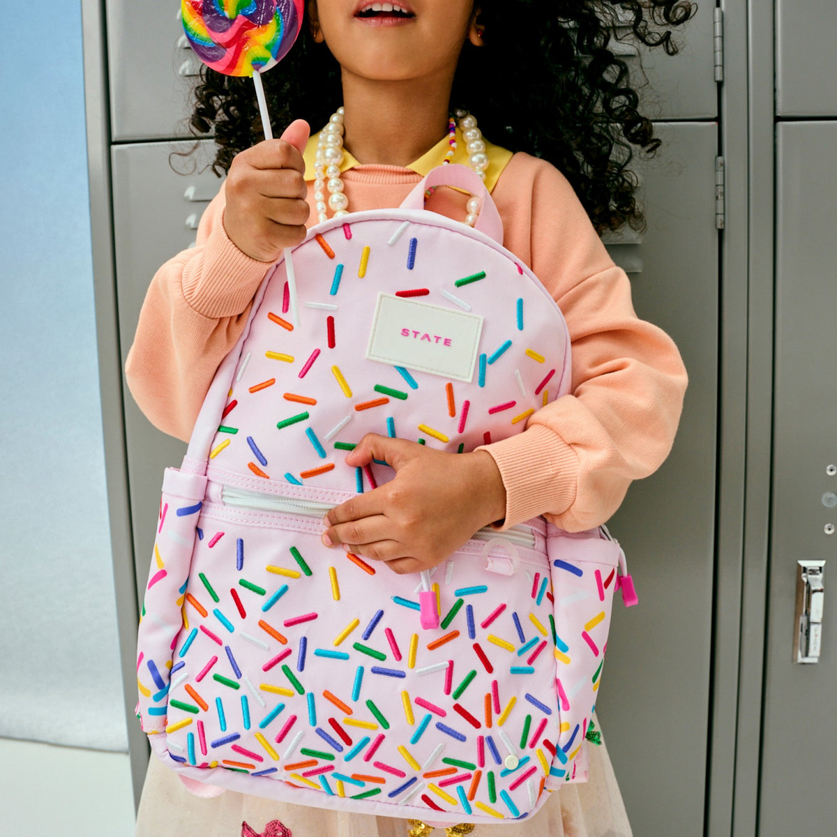 Kane Kids Mini Backpack Recycled Polycanvas Sprinkles / State Bags Trending