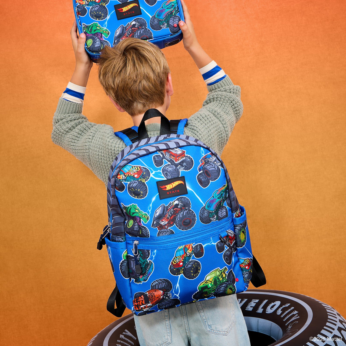 STATE x Hot Wheels™ Kane Backpack Hot Wheels™ Falling Trucks / State Bags Popular