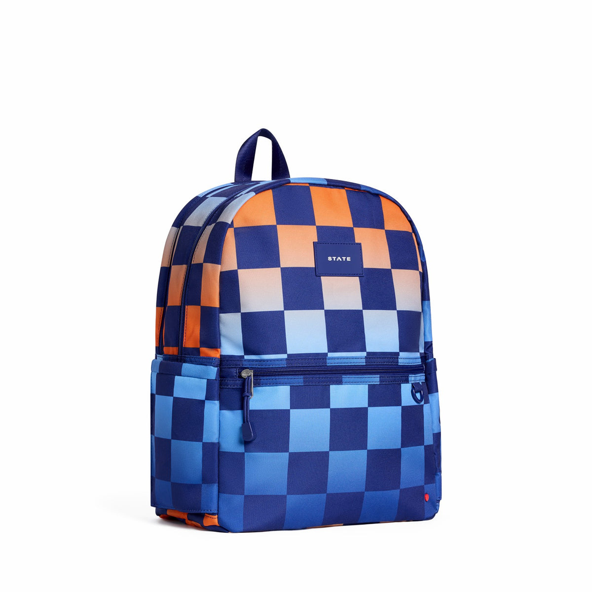 Kane Double Pocket Backpack Recycled Polycanvas Gradient Checkerboard / State Bags Premium
