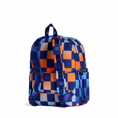 Kane Double Pocket Backpack Recycled Polycanvas Gradient Checkerboard / State Bags Premium