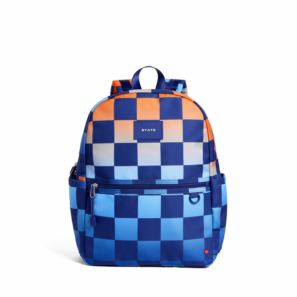 Kane Kids Travel Backpack Printed Canvas Gradient Checkerboard / State Bags Quality