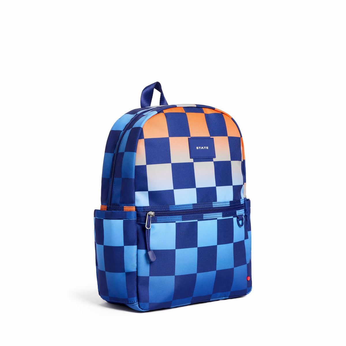 Kane Kids Travel Backpack Printed Canvas Gradient Checkerboard / State Bags Quality