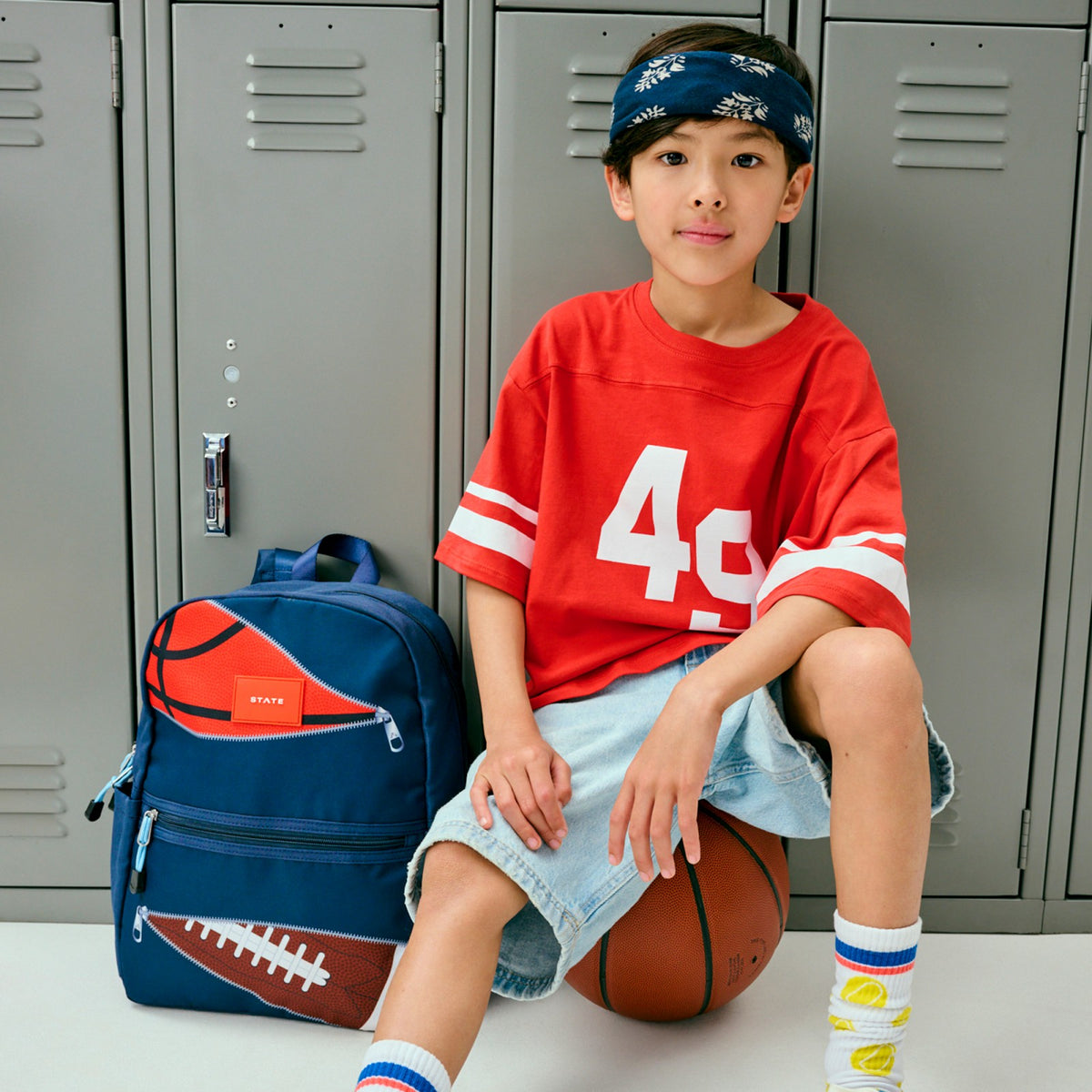 Kane Kids Travel Backpack Printed Canvas Sports / State Bags Deals