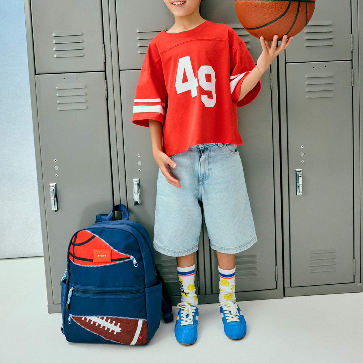 Kane Kids Travel Backpack Printed Canvas Sports / State Bags Deals