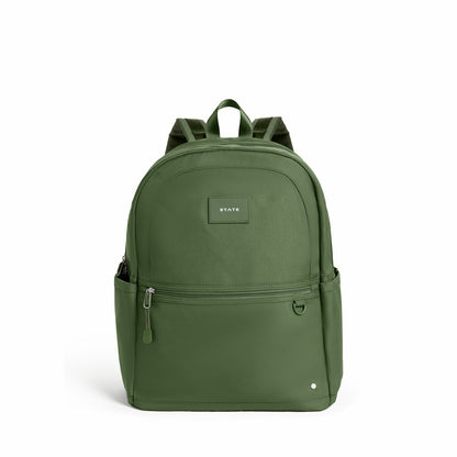 Kane Kids Large Backpack Recycled Poly Canvas Solids Olive / State Bags Best Seller