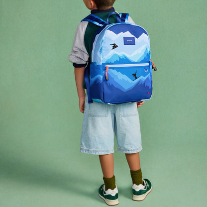 Kane Kids Backpack Polyester Canvas Mountains / State Bags Sale