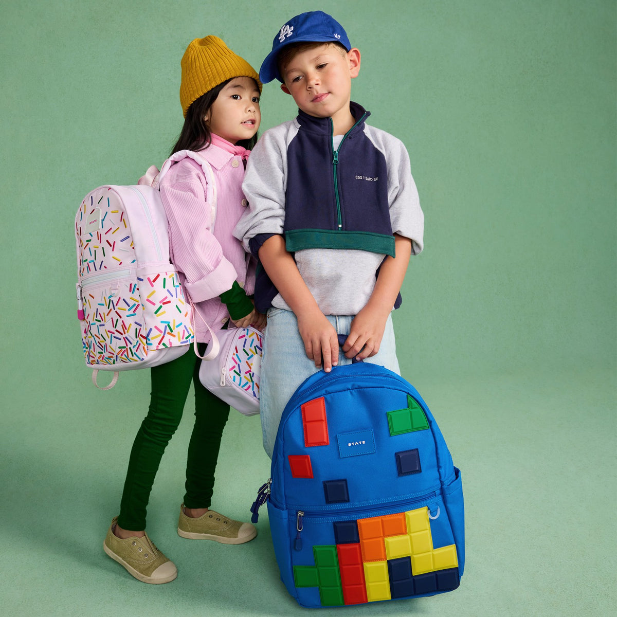 Kane Kids Travel Backpack Digital Puzzle / State Bags Quality