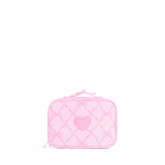 STATE x LoveShackFancy Rodgers Lunch Box Baby Bow / Pink Peppermint / State Bags Deals