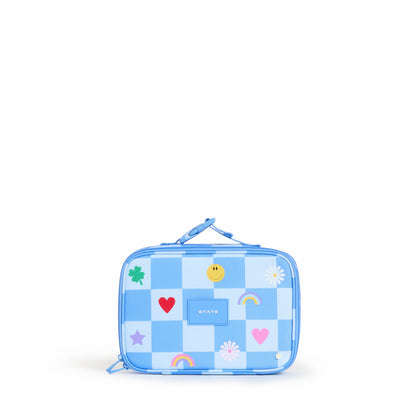 Rodgers Lunch Box Recycled Polyester Canvas Charms Blue Check / State Bags Top Pick