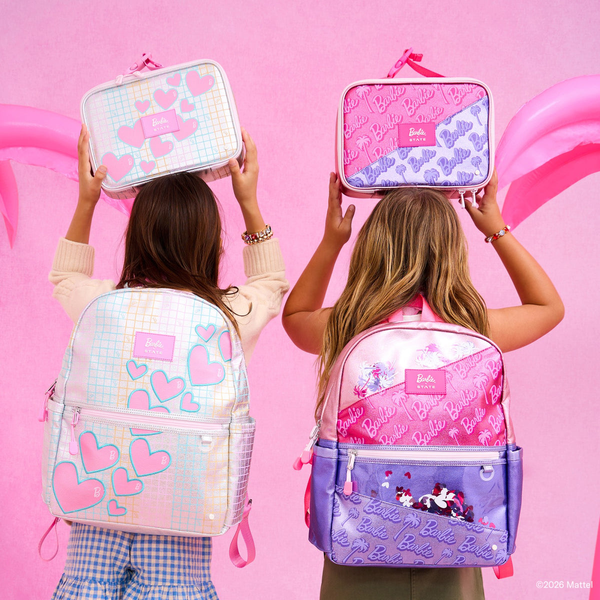 STATE x Barbie™ Rodgers Lunch Box Barbie Sequin Patchwork / State Bags Best Seller