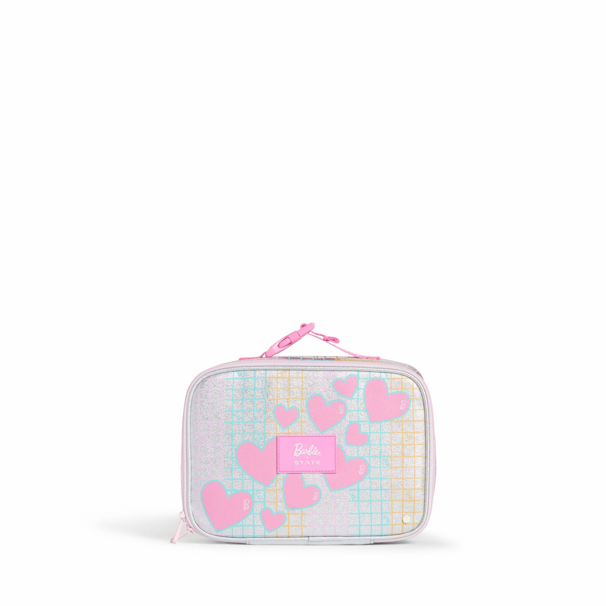 STATE x Barbie™ Rodgers Lunch Box Barbie Multi Grid & Hearts / State Bags Popular