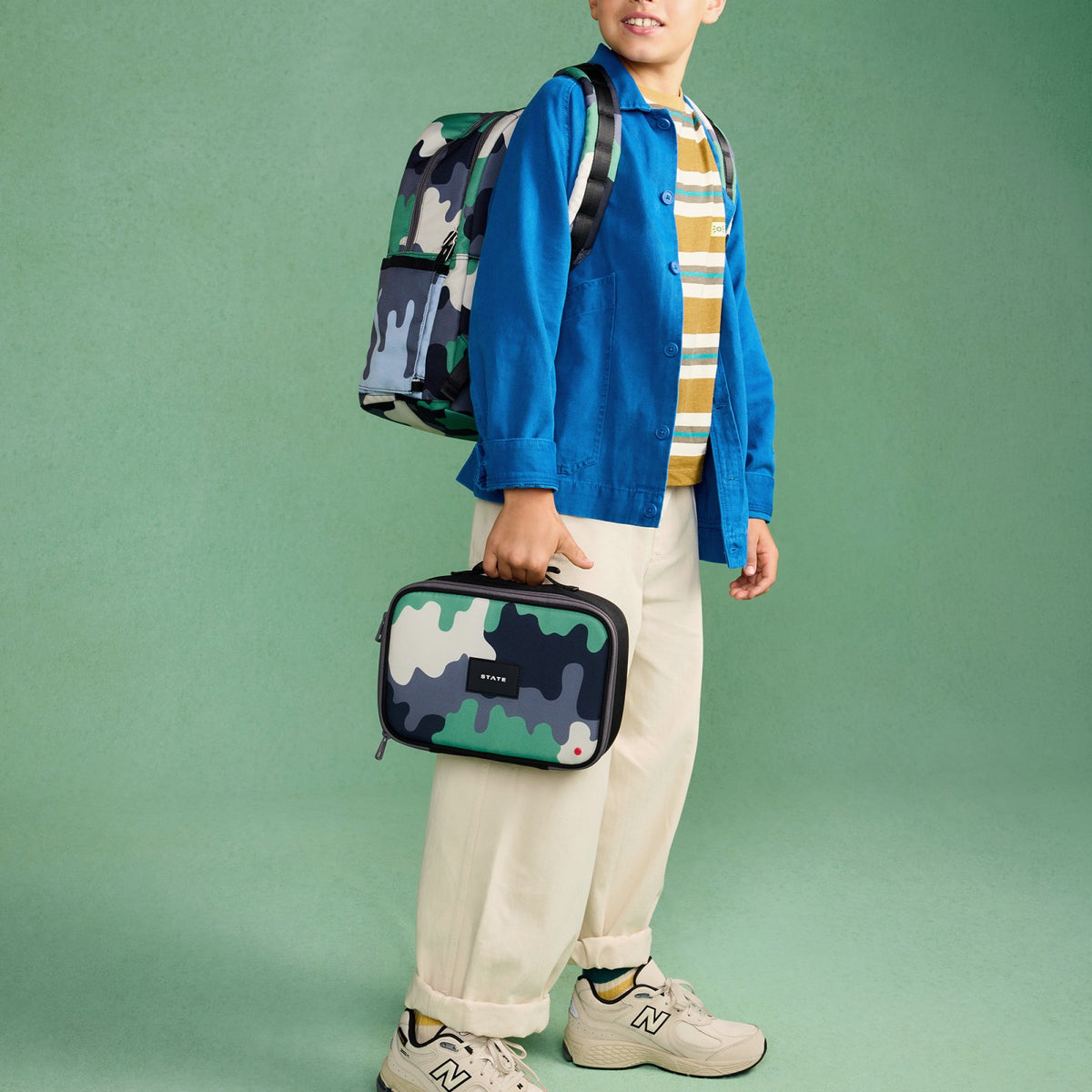 Rodgers Lunch Box Recycled Polyester Canvas Camo Drip / State Bags Popular