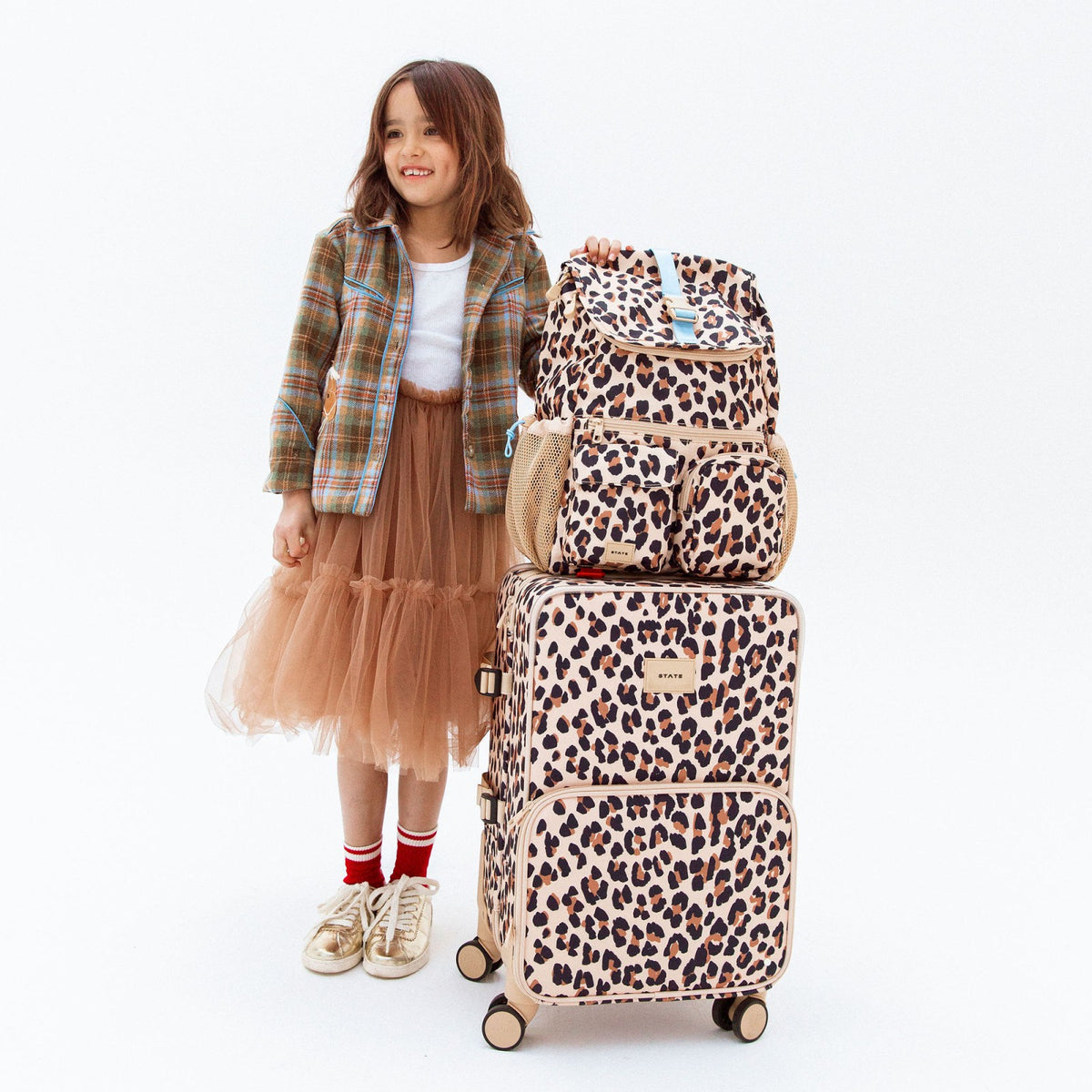 Logan Carry-On Suitcase Leopard / State Bags Top Pick