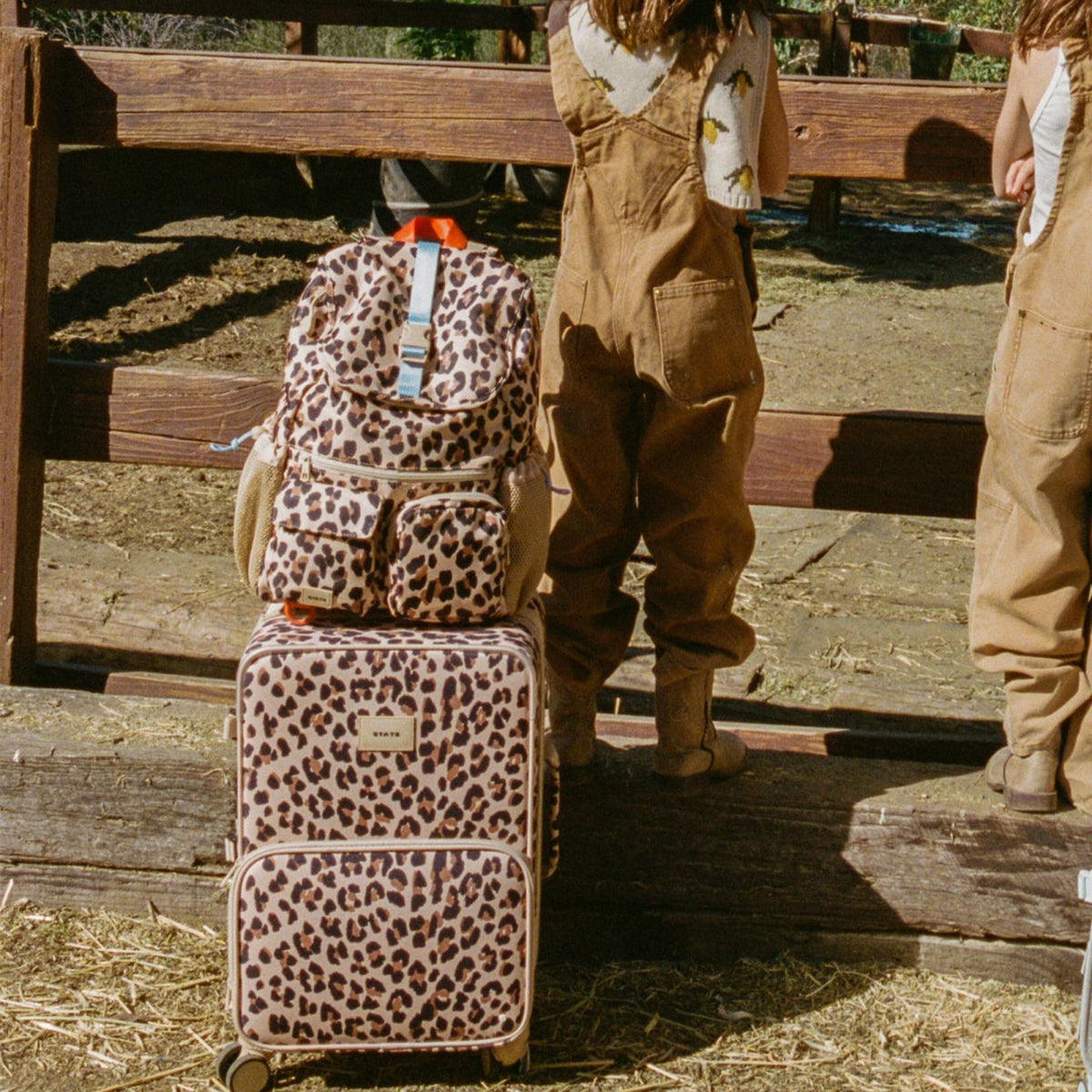 Logan Carry-On Suitcase Leopard / State Bags Top Pick