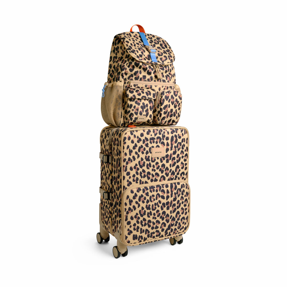 Logan Carry-On Suitcase Leopard / State Bags Top Pick