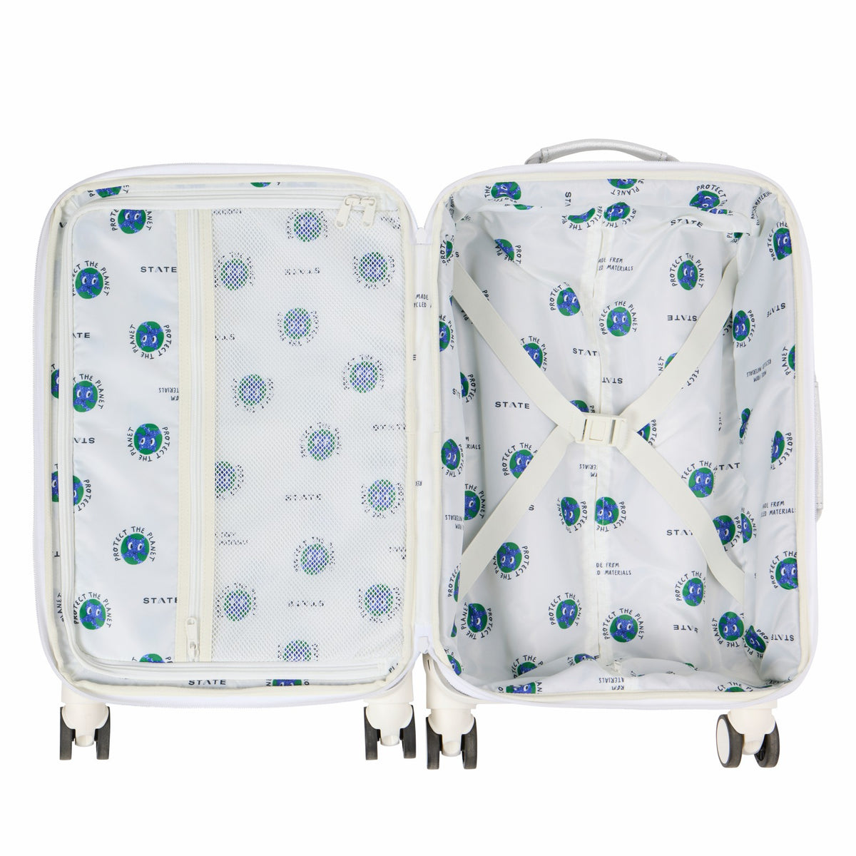 Logan Suitcase Metallic Pink/Silver / State Bags Sale