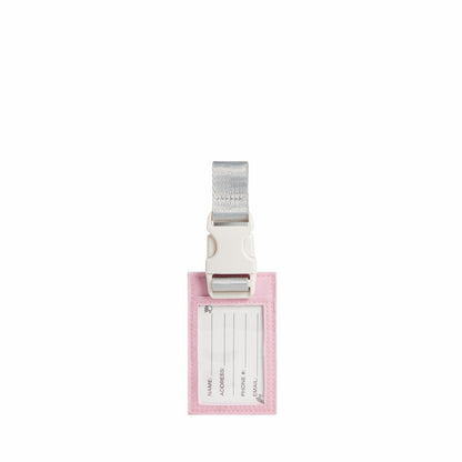 Logan Luggage Tag Metallic Pink/Silver / State Bags Customer Favorite