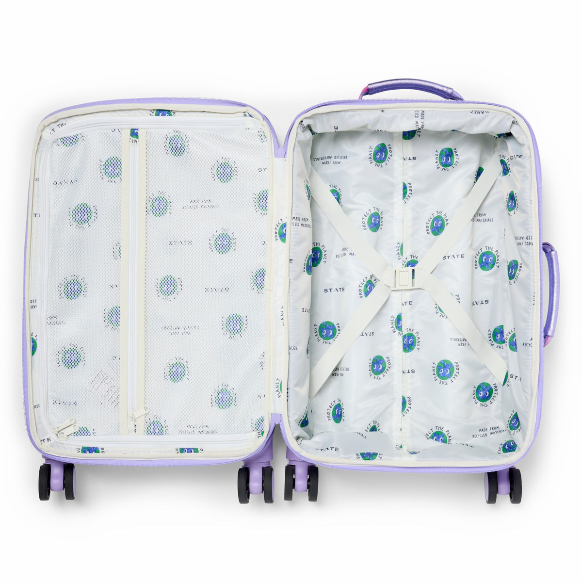 Logan Suitcase Metallic Butterfly / State Bags Deals