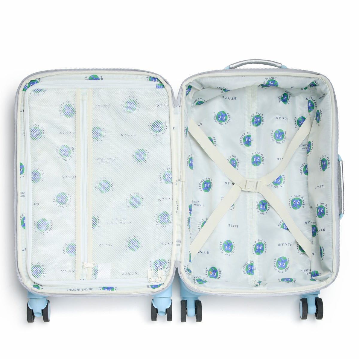 Logan Carry-On Suitcase Metallic Graffiti / State Bags Essential
