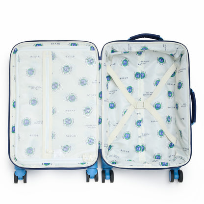 Logan Carry-On Suitcase Blue Green Orange / State Bags Quality