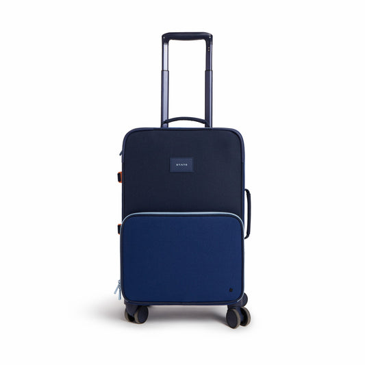 Logan Suitcase Polyester Canvas Navy / State Bags Sale