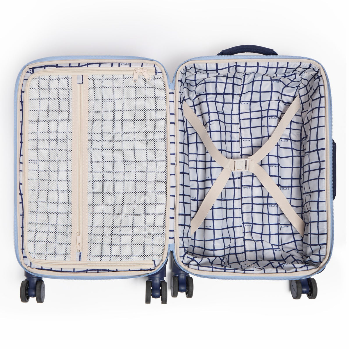 Logan Suitcase Polyester Canvas Navy / State Bags Sale