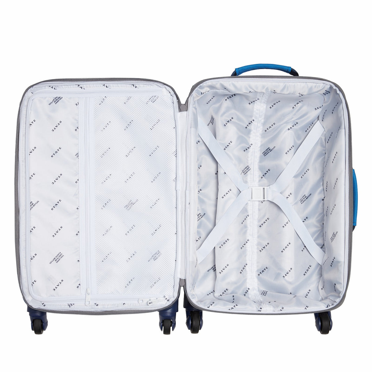 Logan Suitcase Printed Canvas Camo / State Bags Smart Buy