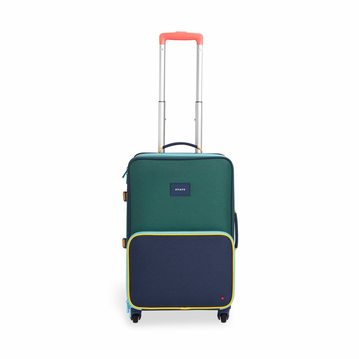 Logan Suitcase Color Block Green/Navy / State Bags Deals