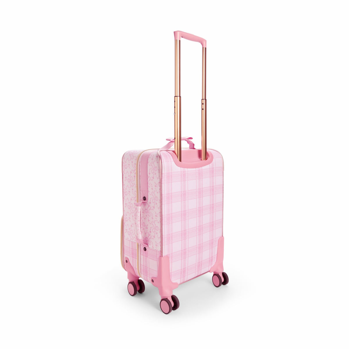 STATE x LoveShack Fancy Logan Carry-On Suitcase Polyester Canvas Pink Vanilla / State Bags Trusted