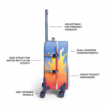 STATE x Hot Wheels™ Logan Carry-On Suitcase Hot Wheels™ Flames / State Bags Essential