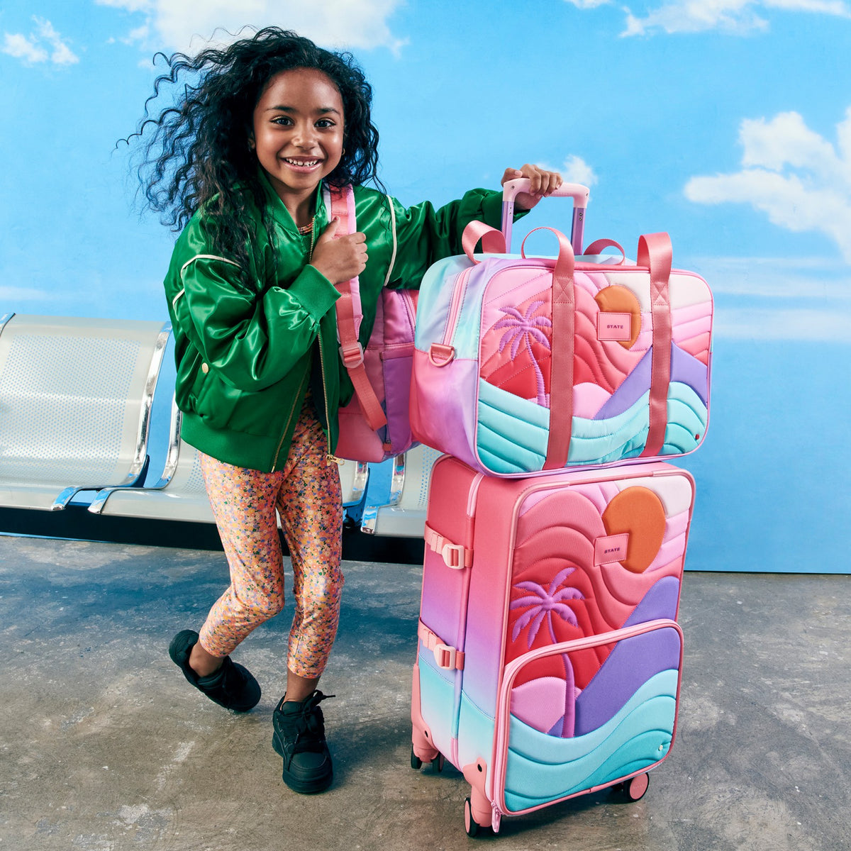 Logan Suitcase Nylon Puffer Sunset / State Bags Latest