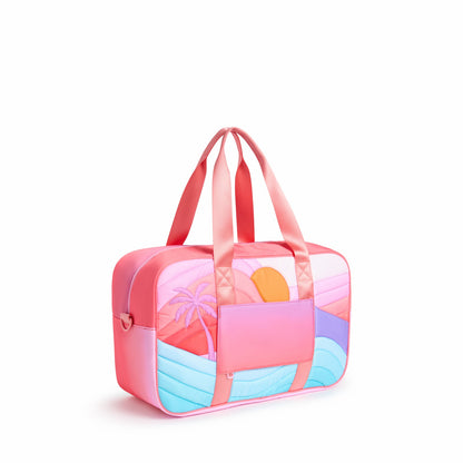 Rockaway Duffle Printed Nylon Puffer Sunset / State Bags Trusted