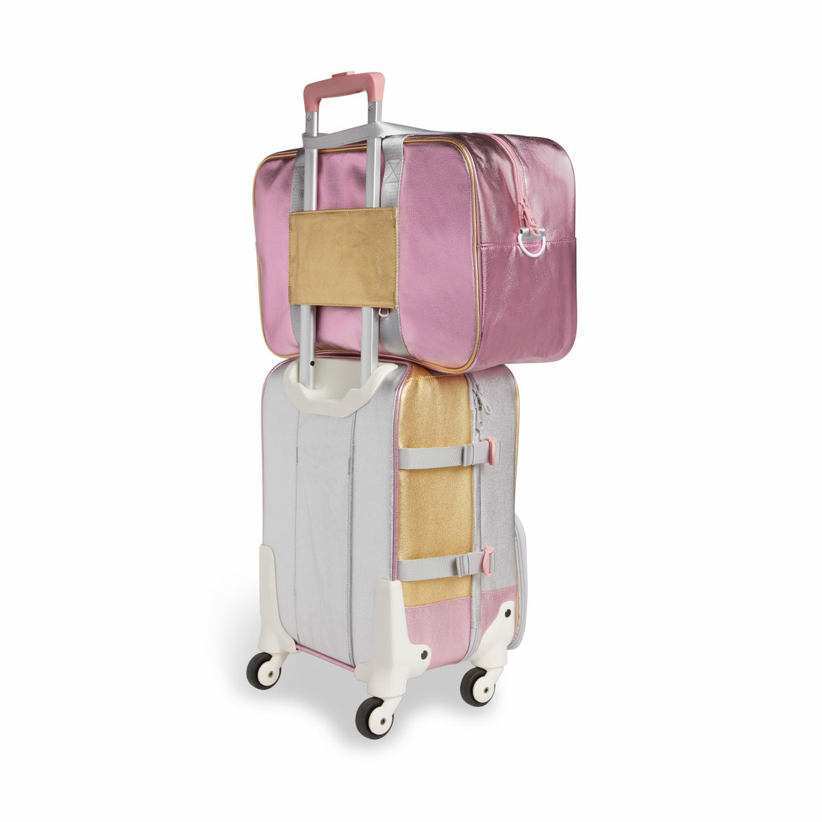 Rockaway Duffle Metallic Pink/Silver / State Bags Special Offer