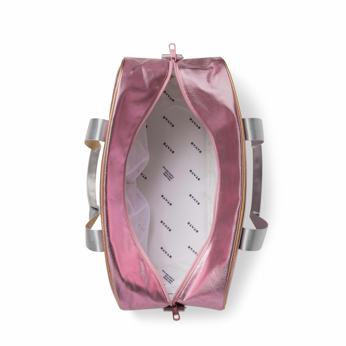 Rockaway Duffle Metallic Pink/Silver / State Bags Special Offer