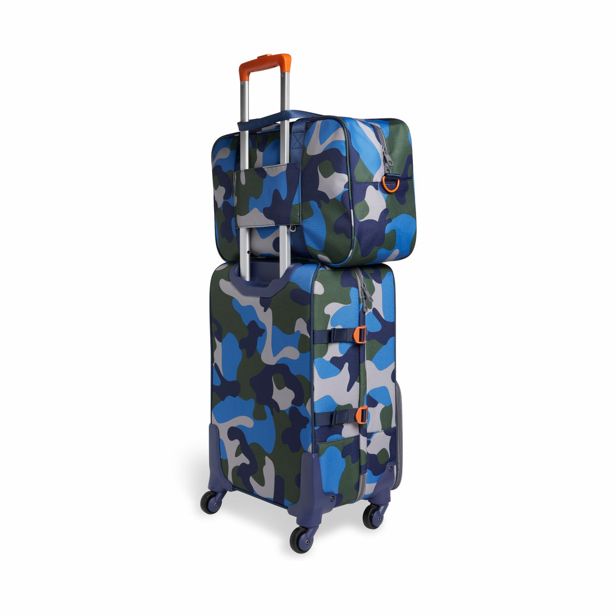 Rockaway Duffle Recycled Polyester Canvas Blue Checkerboard / State Bags Smart Buy