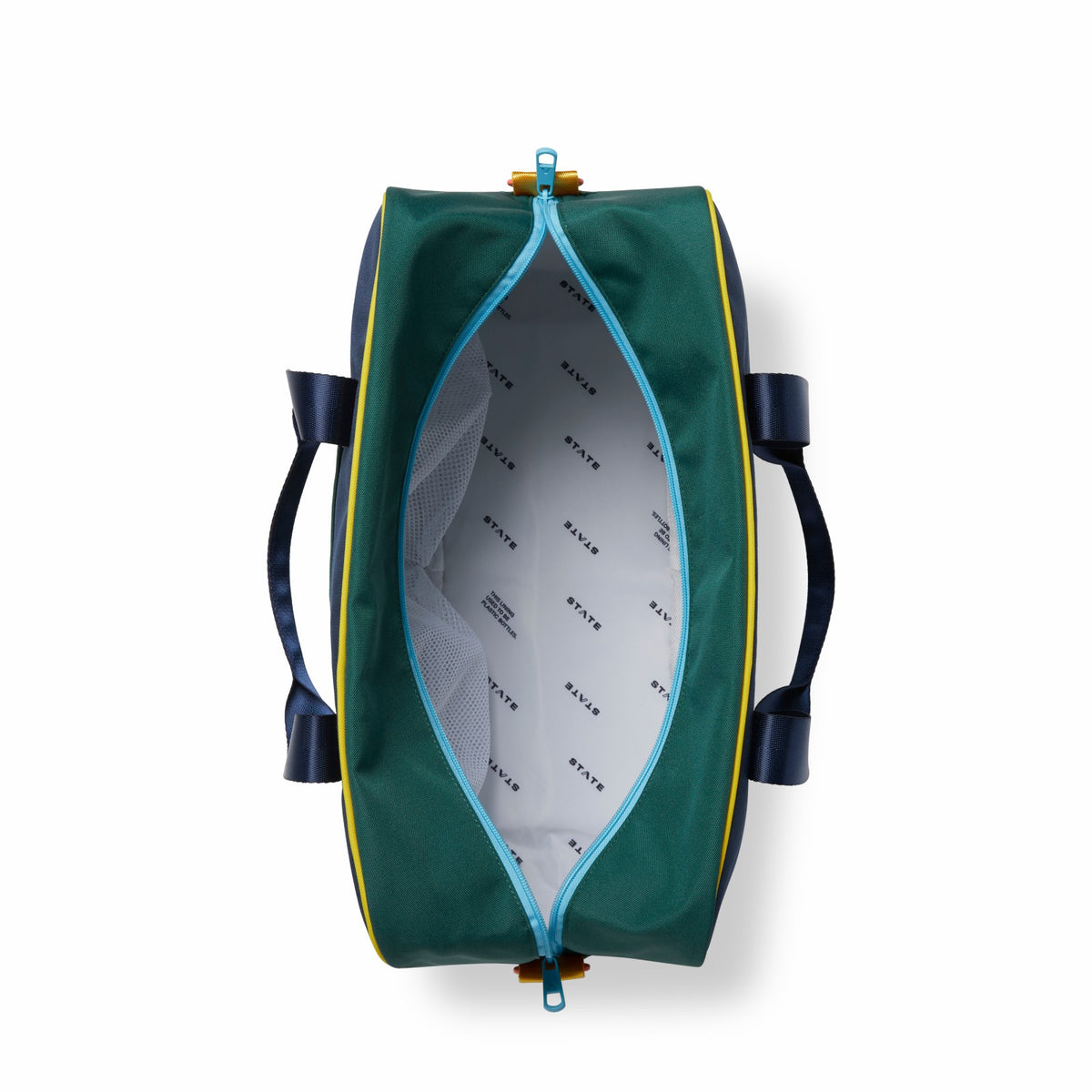 Rockaway Duffle Polyester Canvas Green/Navy / State Bags Discount