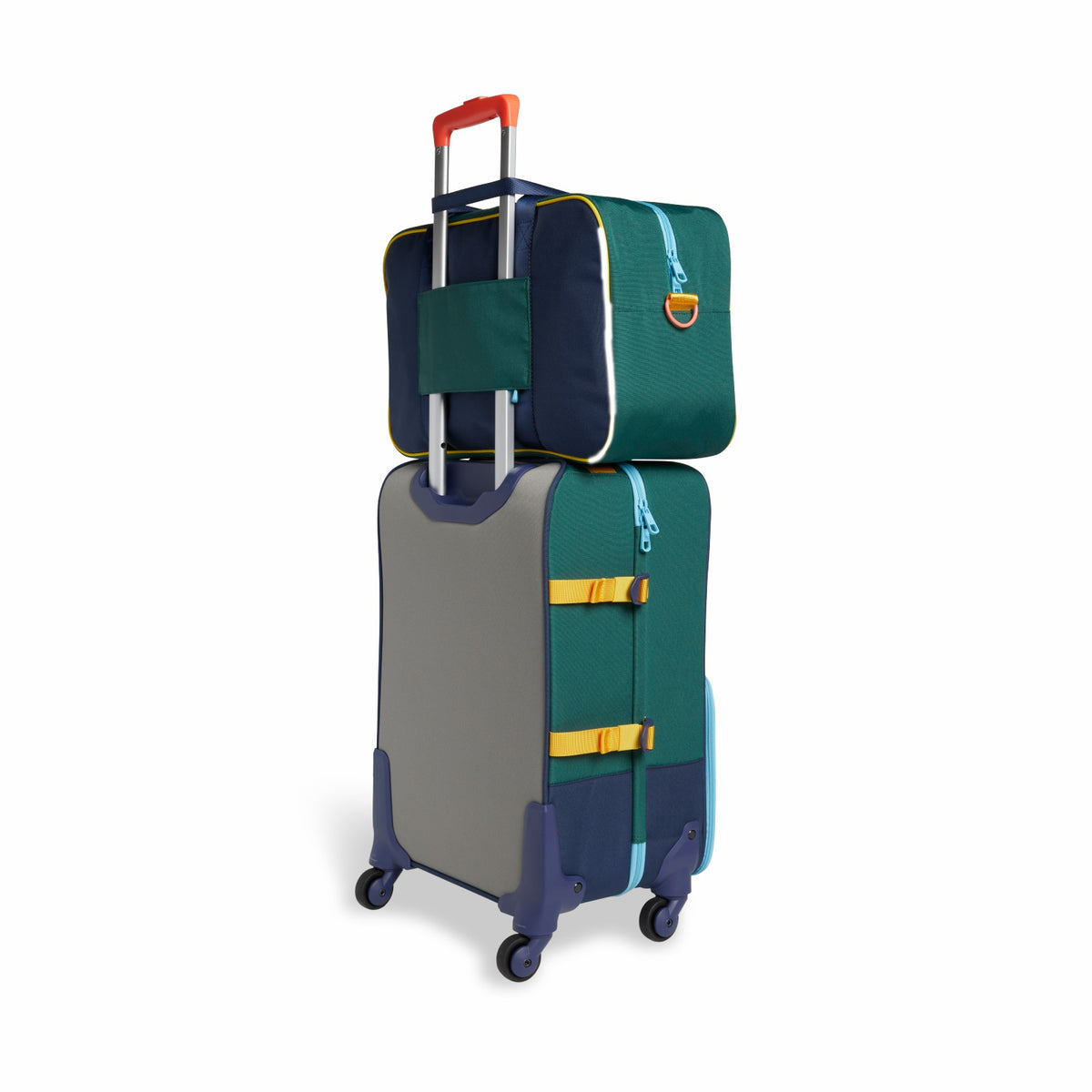 Rockaway Duffle Polyester Canvas Green/Navy / State Bags Discount