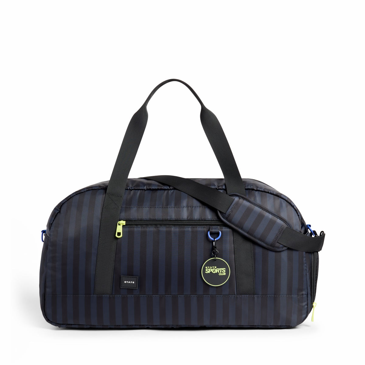 Fenway Sports Duffle Black Grey Striped / State Bags Latest