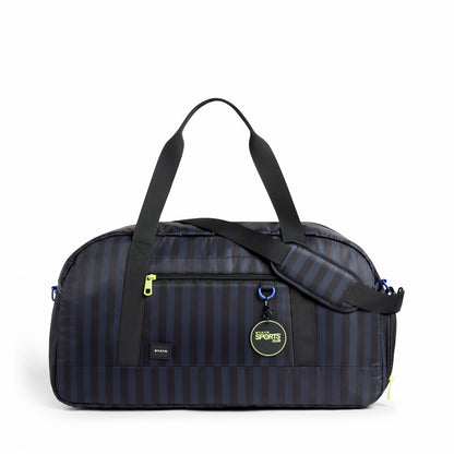 Fenway Sports Duffle Black Grey Striped / State Bags Latest