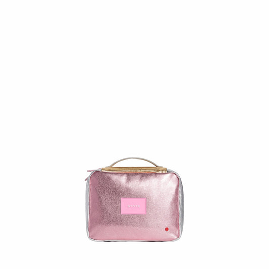 Bensen Toiletry Kit Metallic Pink/Silver / State Bags Best Seller