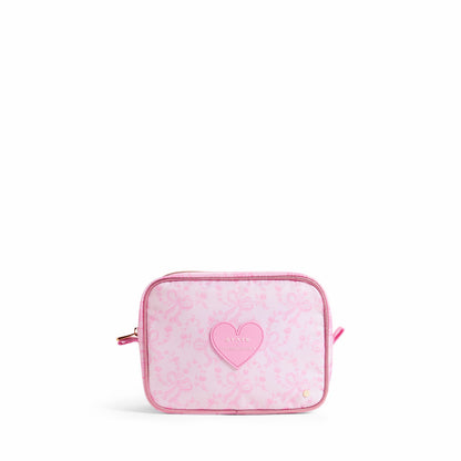 STATE x LoveShackFancy Travel Pouch Set Nylon Pink Vanilla / State Bags Value