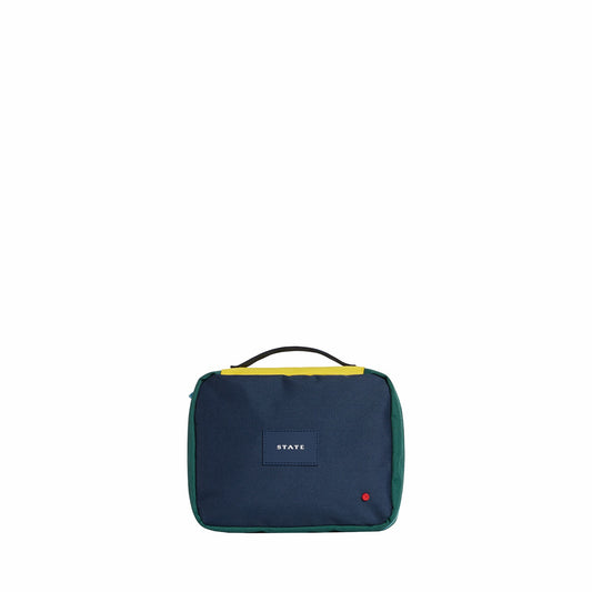 Laguardia Dopp Kit Color Block Green/Navy / State Bags Premium