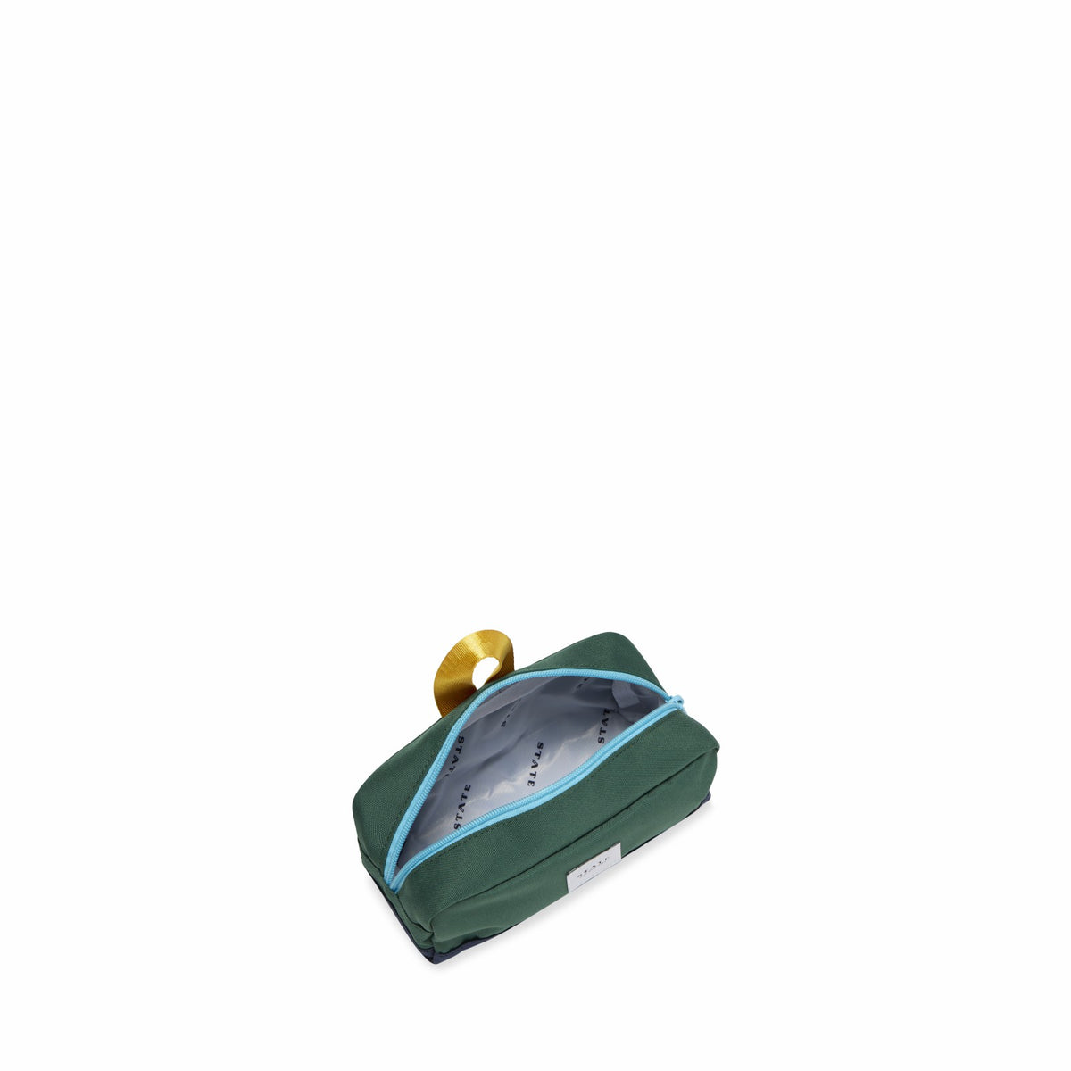 Clinton Pencil Case Color Block Green/Navy / State Bags Sale